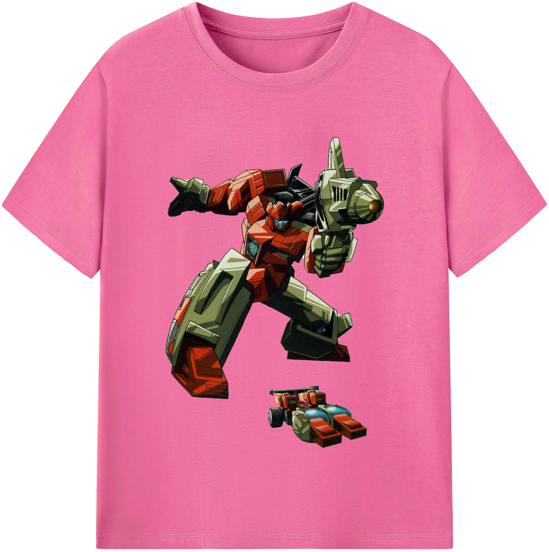 （画像用）  レディースカジュアルプリントTシャツ（綿100％）